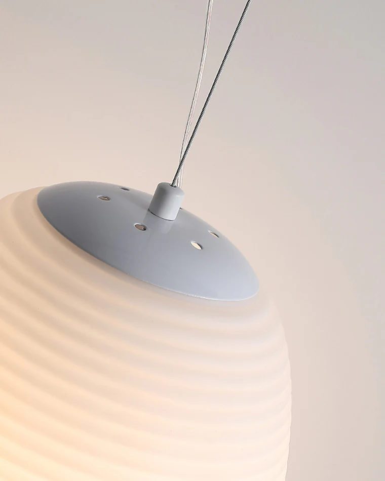 WOMO Lantern Blown Glass Pendant Light-WM2151 - Image 26