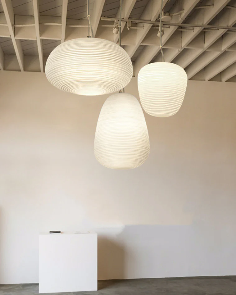 WOMO Lantern Blown Glass Pendant Light-WM2151 - Image 3