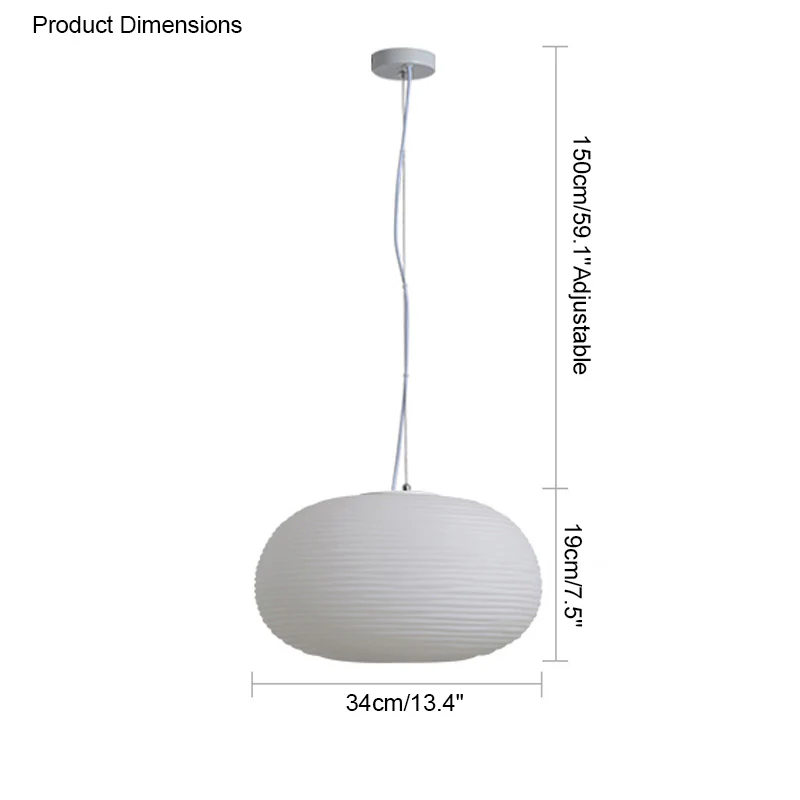 WOMO Lantern Blown Glass Pendant Light-WM2151 - Image 31