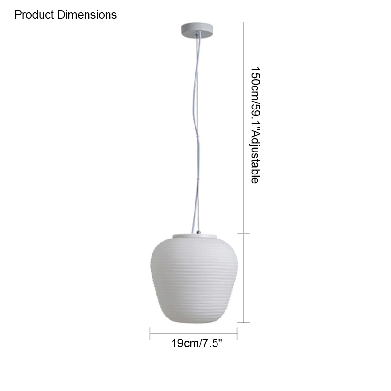 WOMO Lantern Blown Glass Pendant Light-WM2151 - Image 33