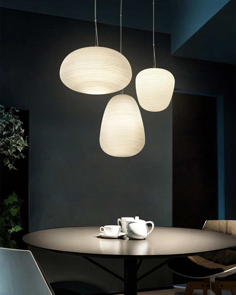 WOMO Lantern Blown Glass Pendant Light-WM2151 - Image 8