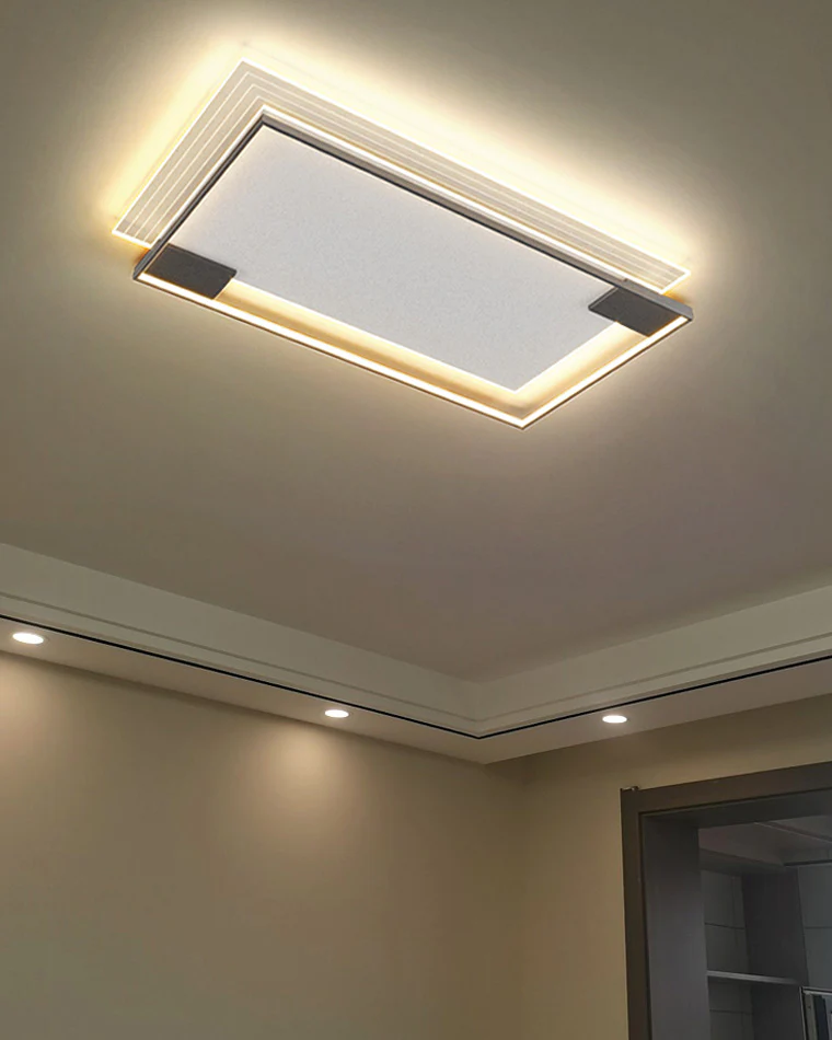 WOMO Low Profile Geometric Ceiling Light-WM1052 - Image 12