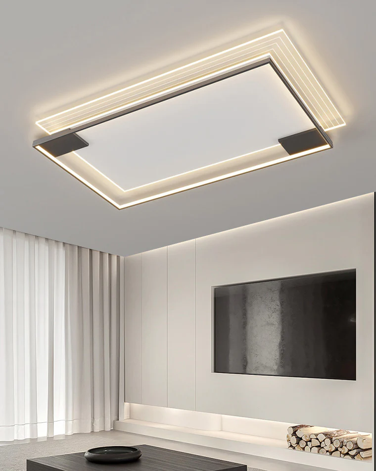 WOMO Low Profile Geometric Ceiling Light-WM1052 - Image 3