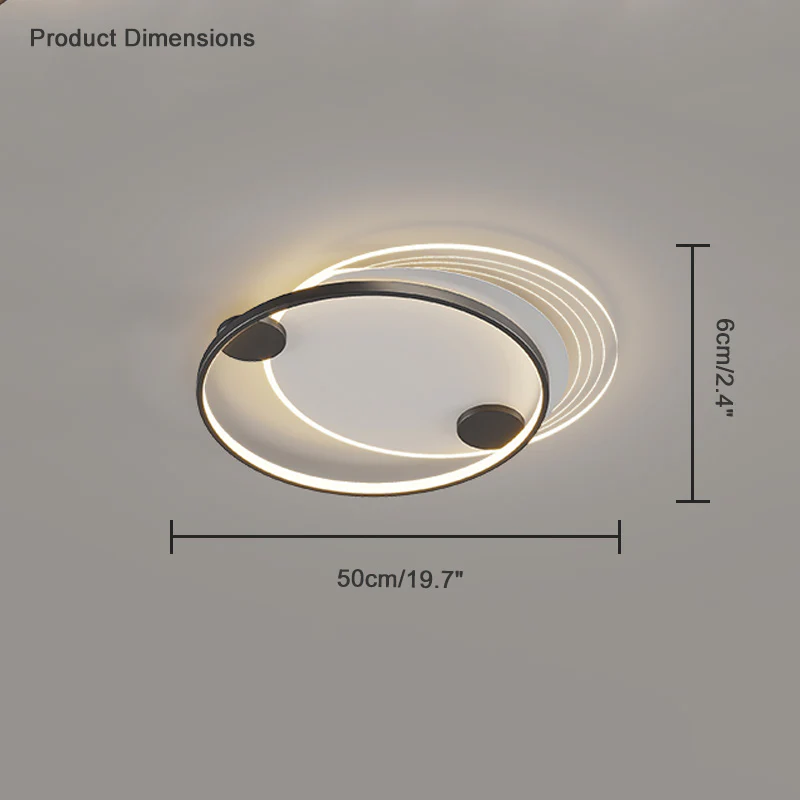 WOMO Low Profile Geometric Ceiling Light-WM1052 - Image 31