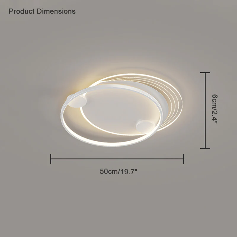 WOMO Low Profile Geometric Ceiling Light-WM1052 - Image 33