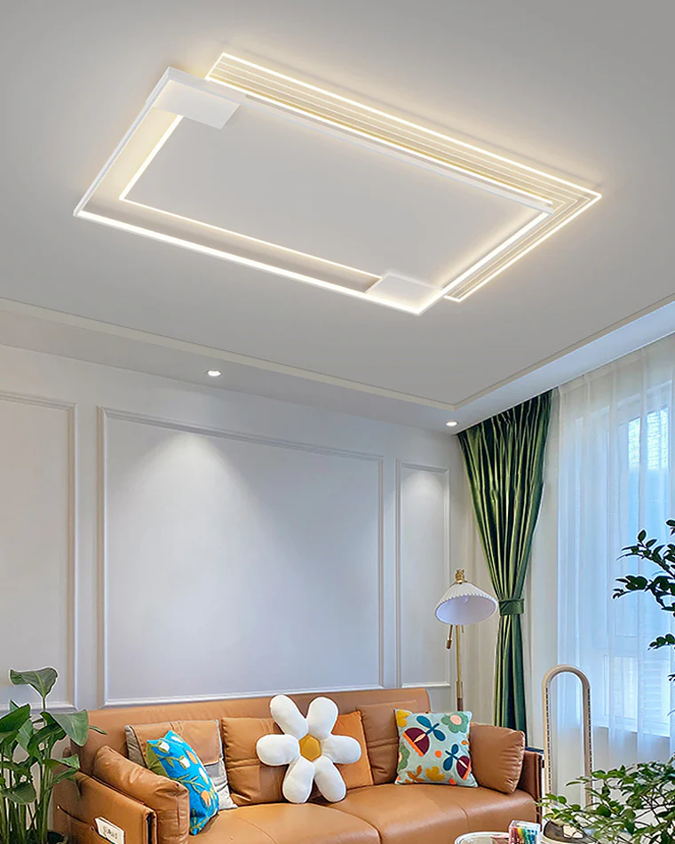 WOMO Low Profile Geometric Ceiling Light-WM1052 - Image 5