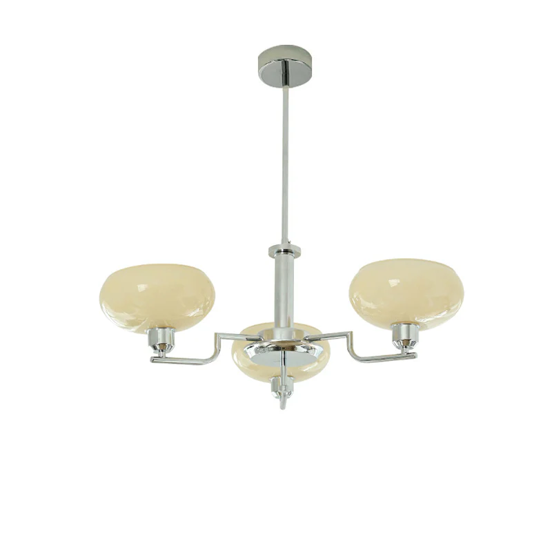 WOMO 1920s Milk Glass Chandelier-WM2301 - Image 27