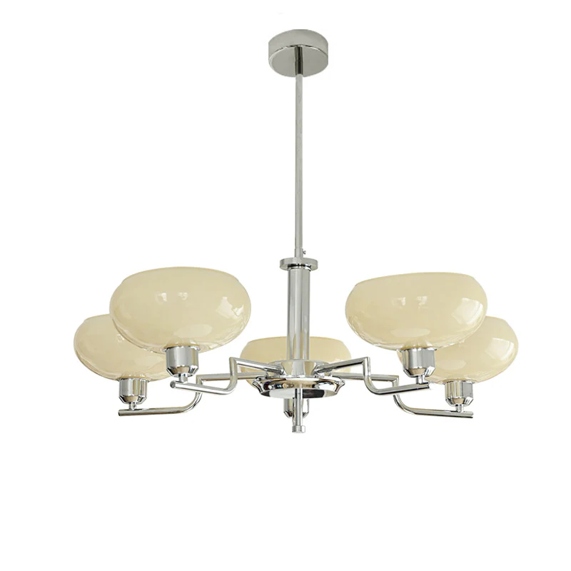 WOMO 1920s Milk Glass Chandelier-WM2301 - Image 29