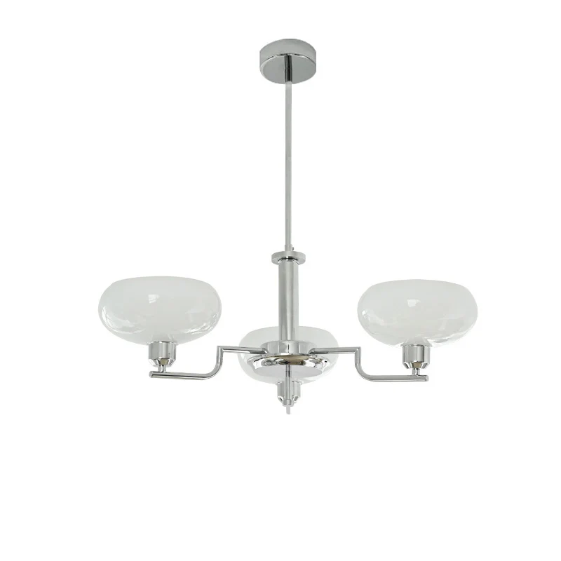 WOMO 1920s Milk Glass Chandelier-WM2301 - Image 31