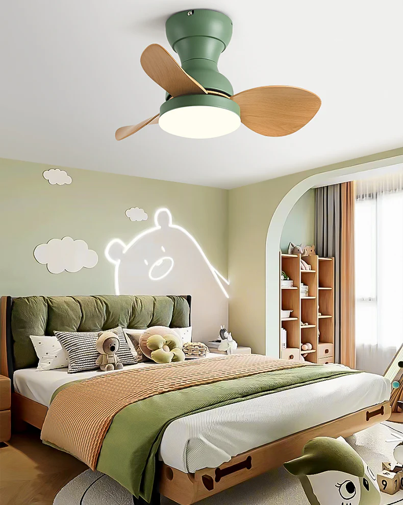 WOMO 22 Inch Small Low Profile Ceiling Fan Lamp - WM5229 - Image 10