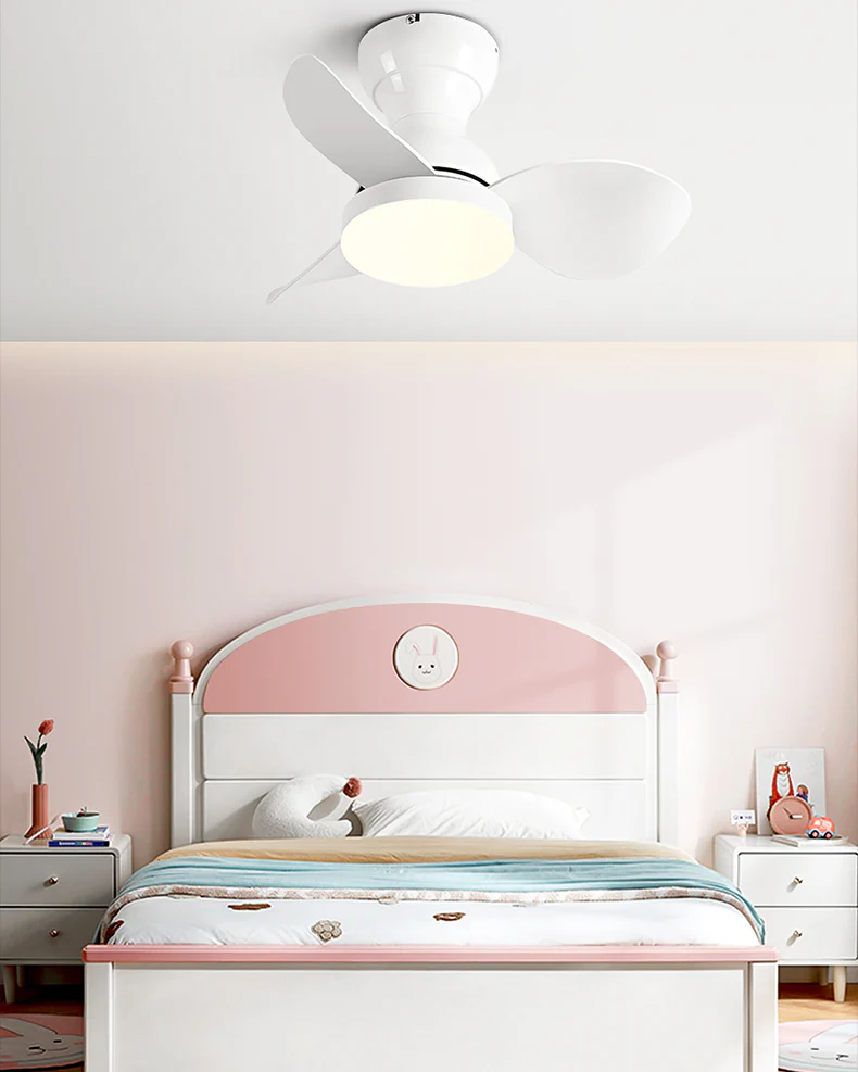 WOMO 22 Inch Small Low Profile Ceiling Fan Lamp - WM5229 - Image 11