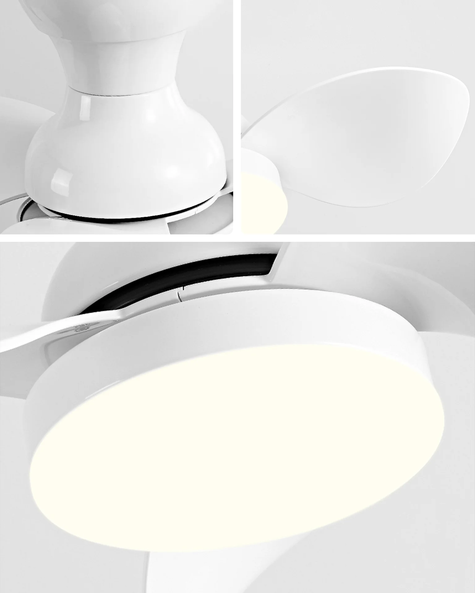 WOMO 22 Inch Small Low Profile Ceiling Fan Lamp - WM5229 - Image 12