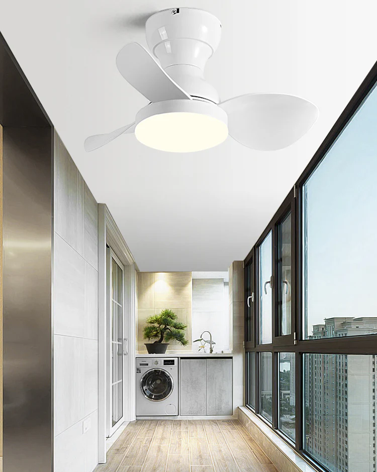 WOMO 22 Inch Small Low Profile Ceiling Fan Lamp - WM5229 - Image 4