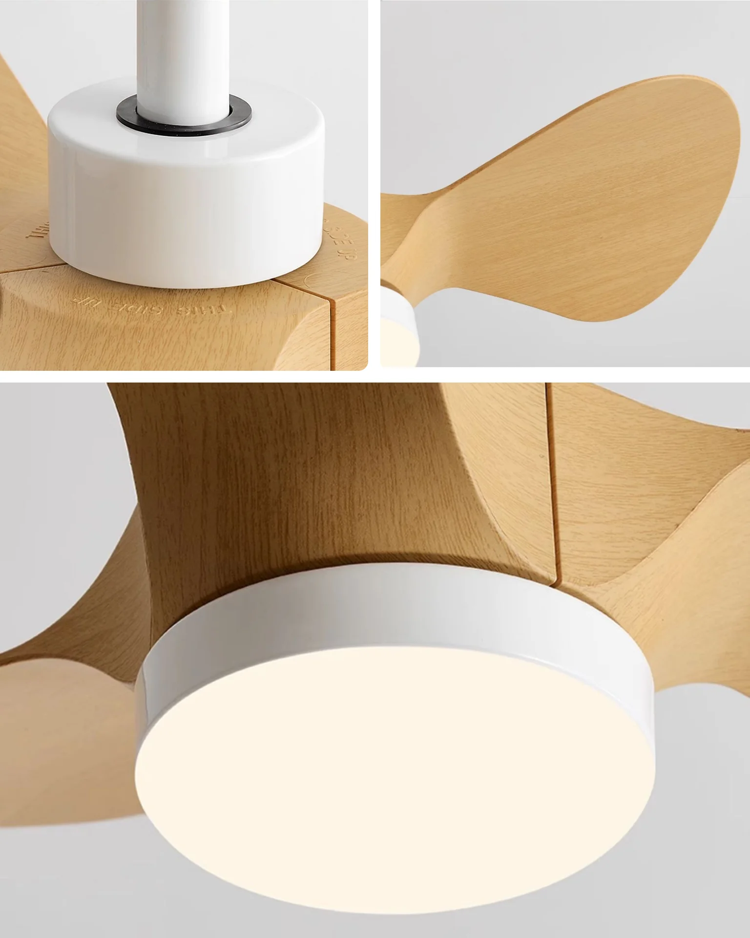 WOMO 24 inch Small Ceiling Fan Lamp- WM5172 - Image 12