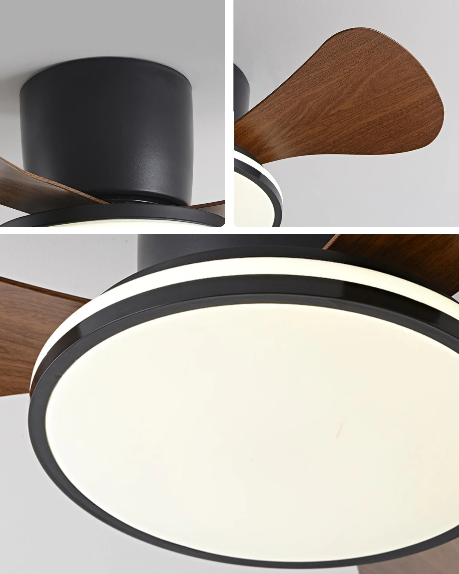 WOMO 28 Inch Small Hugger Ceiling Fan Lamp - WM5186 - Image 10