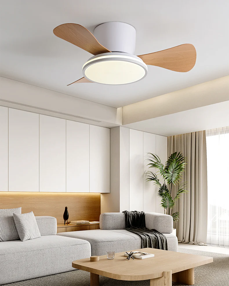 WOMO 28 Inch Small Hugger Ceiling Fan Lamp - WM5186 - Image 13