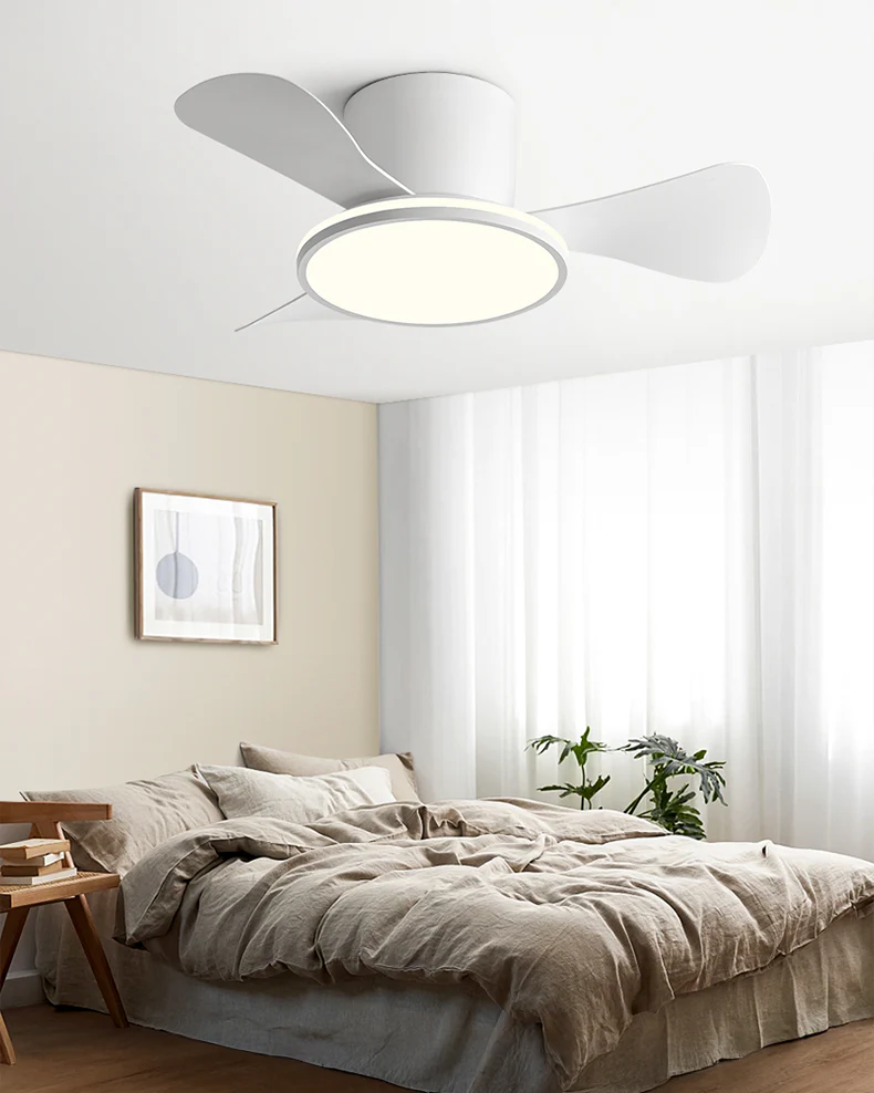 WOMO 28 Inch Small Hugger Ceiling Fan Lamp - WM5186 - Image 7