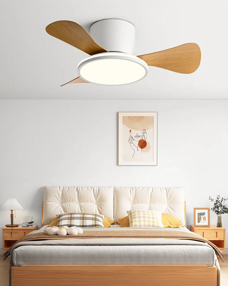 WOMO 28 Inch Small Hugger Ceiling Fan Lamp - WM5186 - Image 8