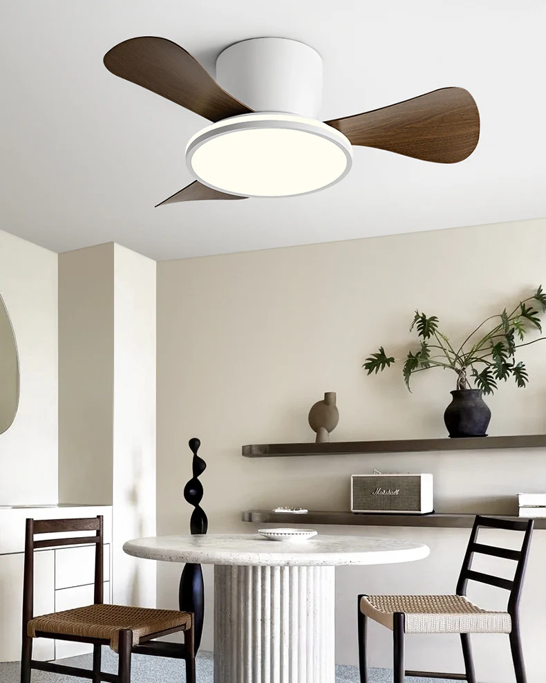 WOMO 28 Inch Small Hugger Ceiling Fan Lamp - WM5186 - Image 9