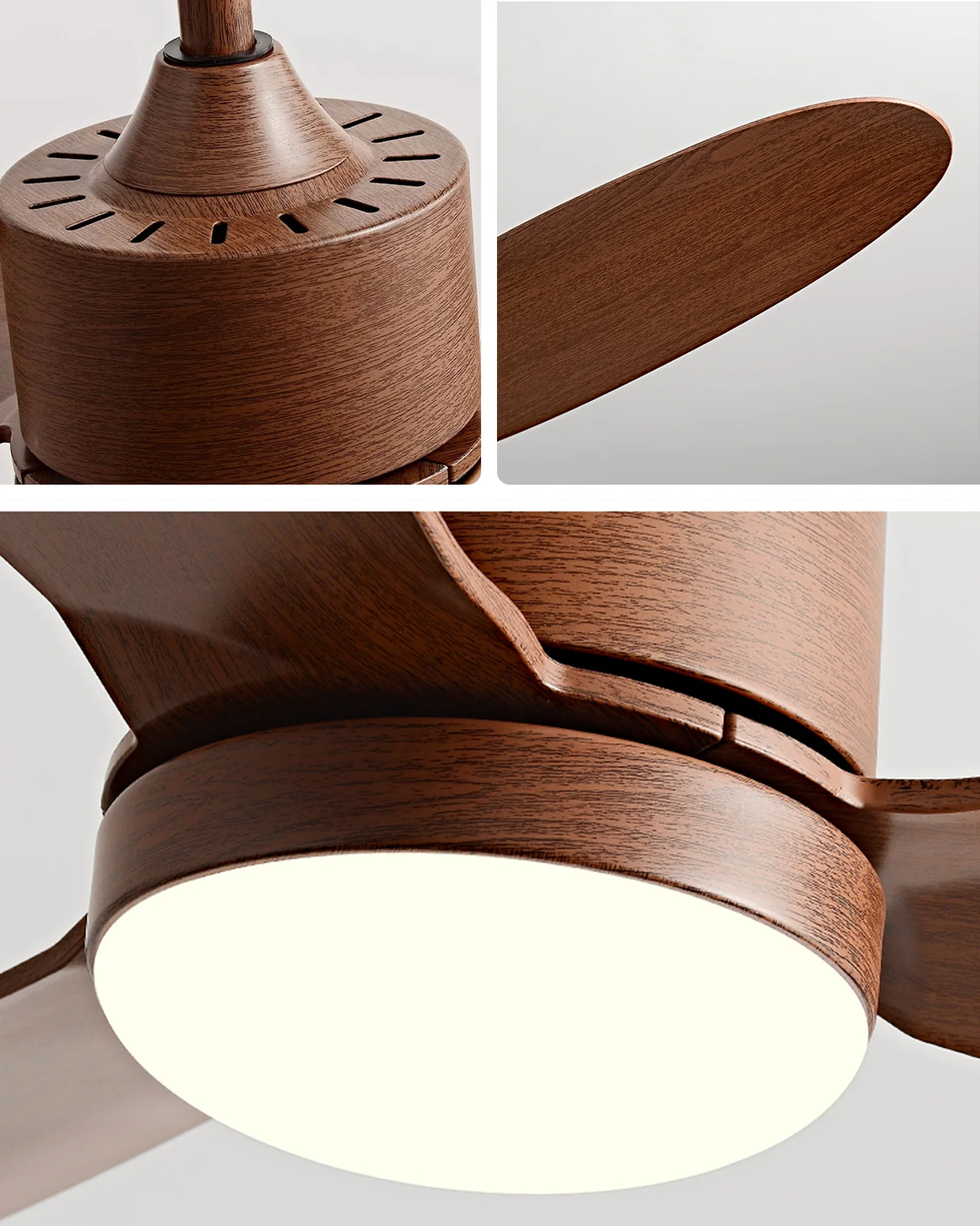 WOMO 3 Blade Ceiling Fan Lamp - WM5184 - Image 8