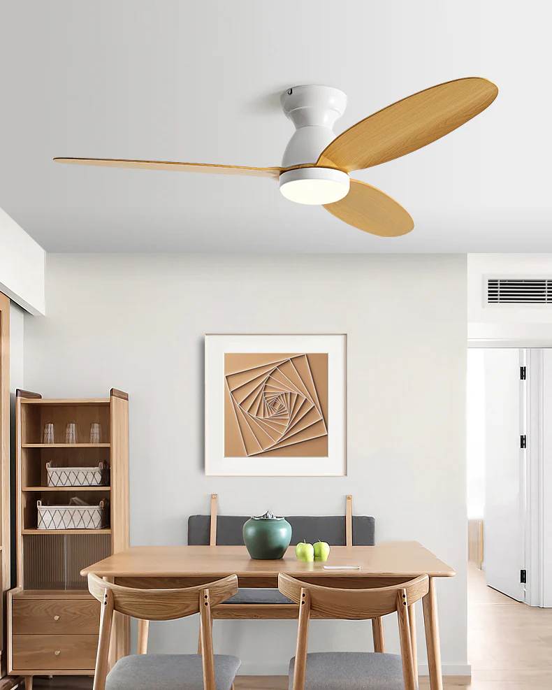 WOMO 3 Blade Low Profile Ceiling Fan Lamp - WM5251 - Image 10