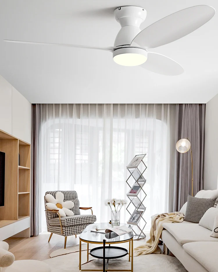 WOMO 3 Blade Low Profile Ceiling Fan Lamp - WM5251 - Image 11
