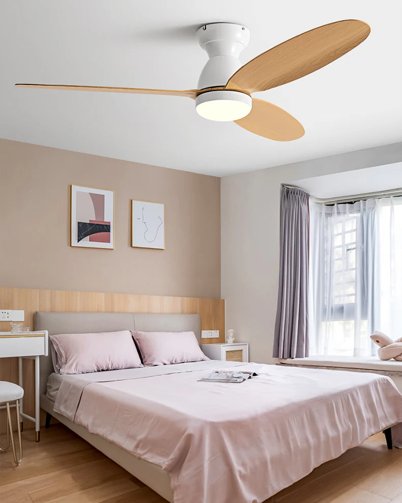 WOMO 3 Blade Low Profile Ceiling Fan Lamp - WM5251 - Image 12