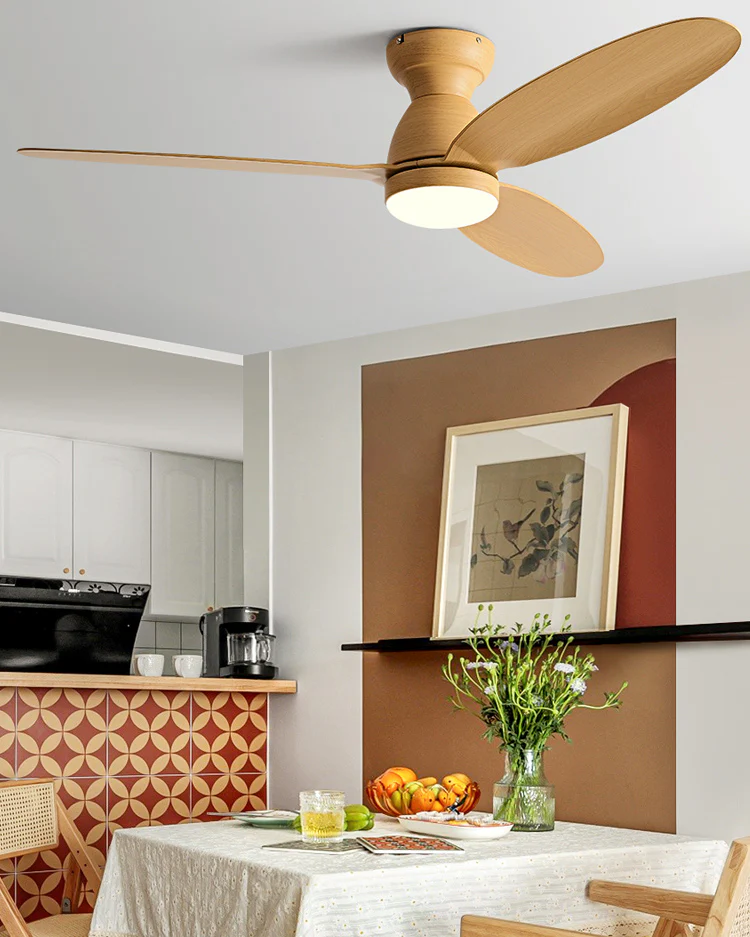 WOMO 3 Blade Low Profile Ceiling Fan Lamp - WM5251 - Image 15