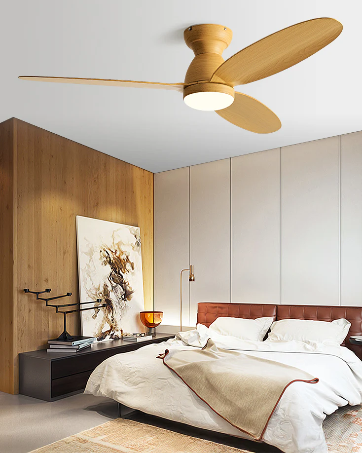 WOMO 3 Blade Low Profile Ceiling Fan Lamp - WM5251 - Image 9