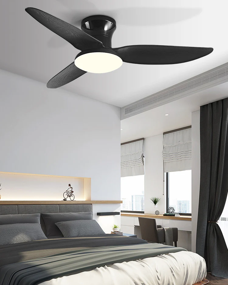WOMO 3 Blade Low Profile Ceiling Fan Lamp - WM5261 - Image 4