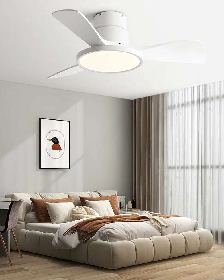 WOMO 3 Blade Low Profile Ceiling Fan Lamp - WM5170 - Image 10