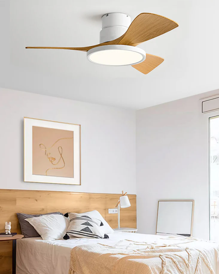 WOMO 3 Blade Low Profile Ceiling Fan Lamp - WM5170 - Image 3