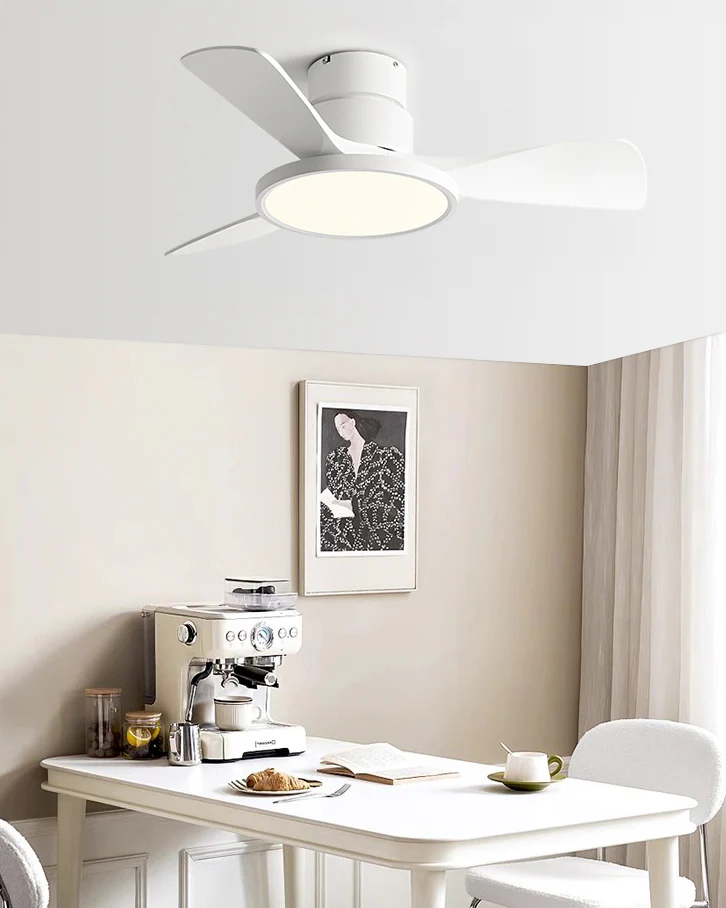 WOMO 3 Blade Low Profile Ceiling Fan Lamp - WM5170 - Image 6