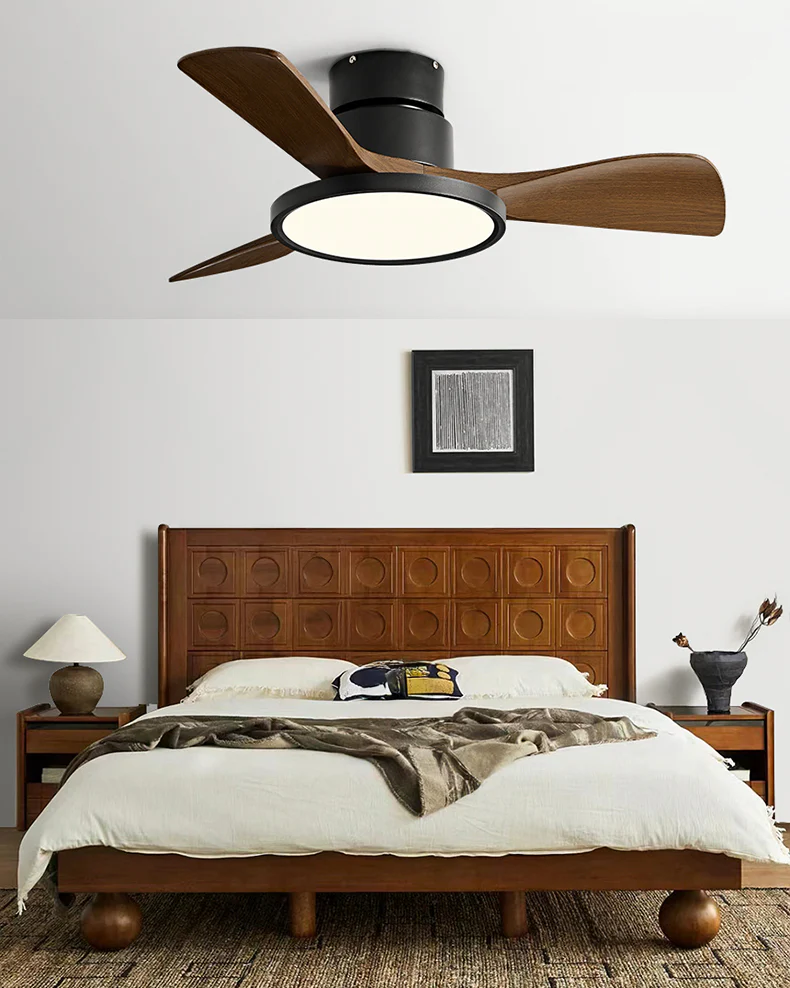 WOMO 3 Blade Low Profile Ceiling Fan Lamp - WM5170 - Image 8
