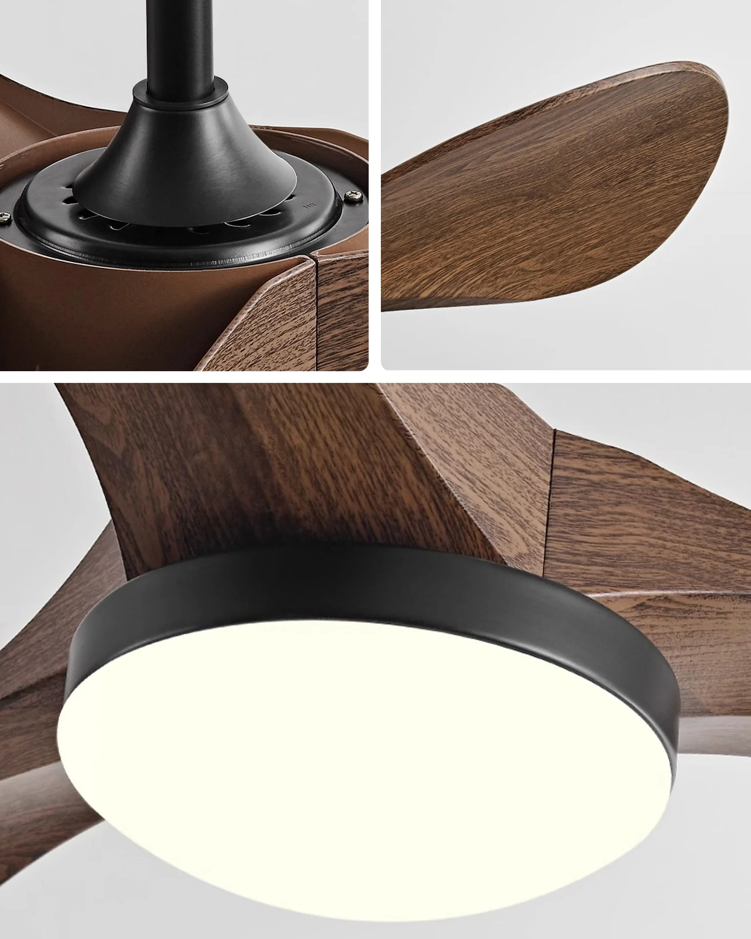 WOMO 3 Blade Modern Ceiling Fan Lamp - WM5249 - Image 13