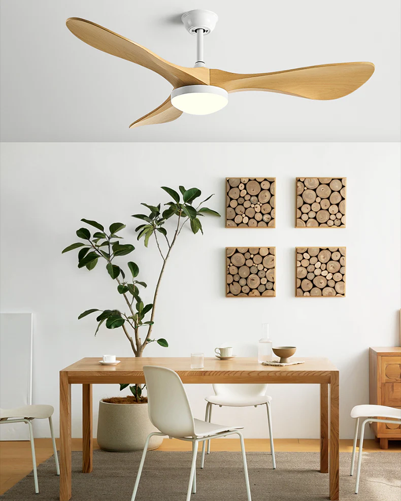WOMO 3 Blade Modern Ceiling Fan Lamp - WM5249 - Image 2