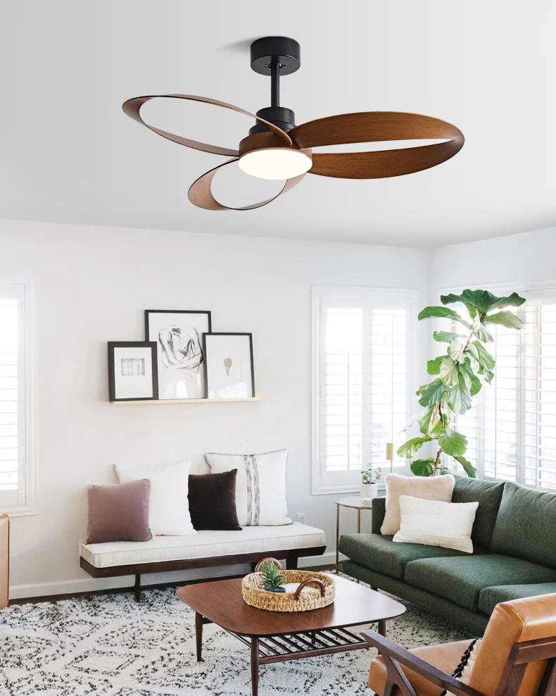 WOMO 3 Blade Unique Ceiling Fan Lamp - WM5268 - Image 3