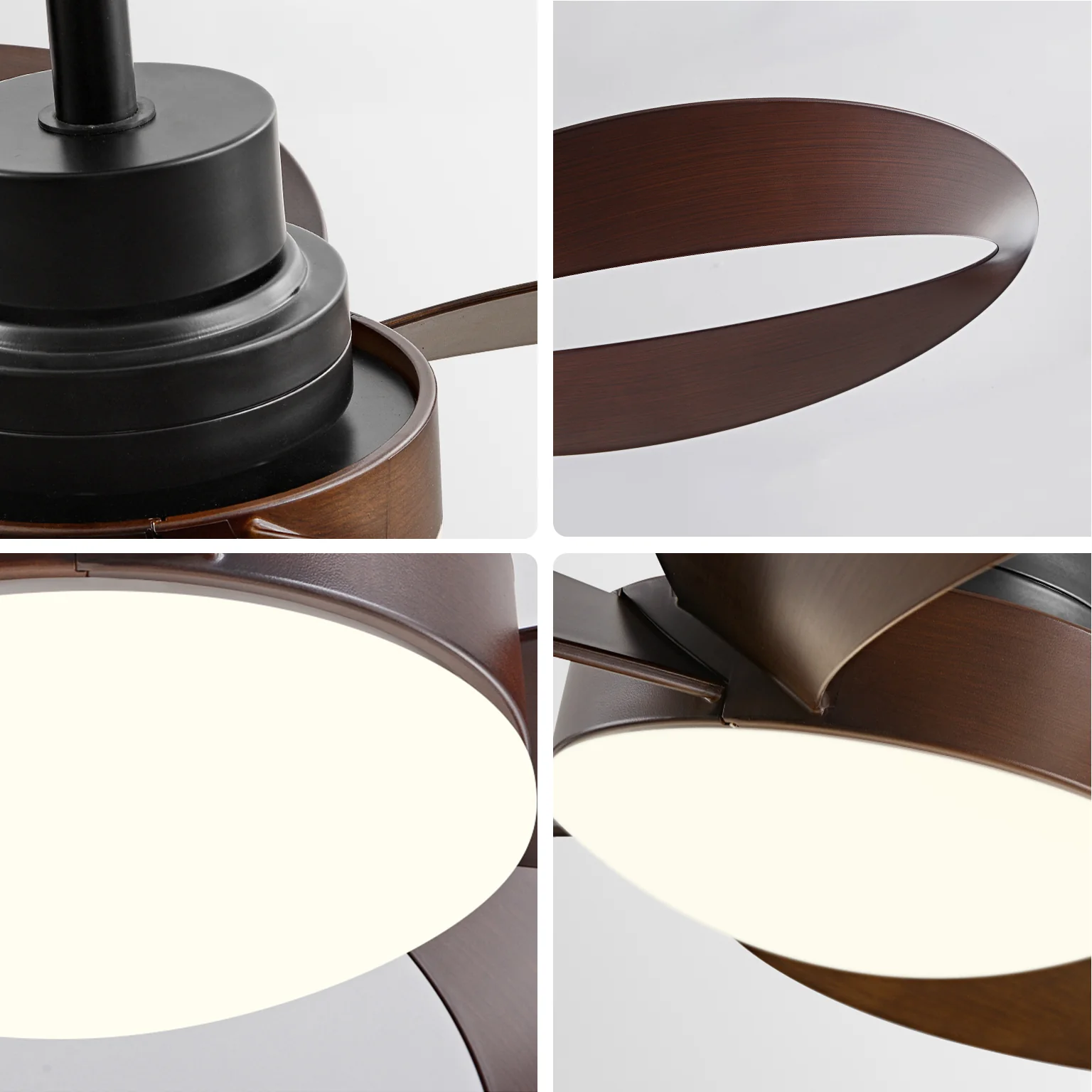 WOMO 3 Blade Unique Ceiling Fan Lamp - WM5268 - Image 8