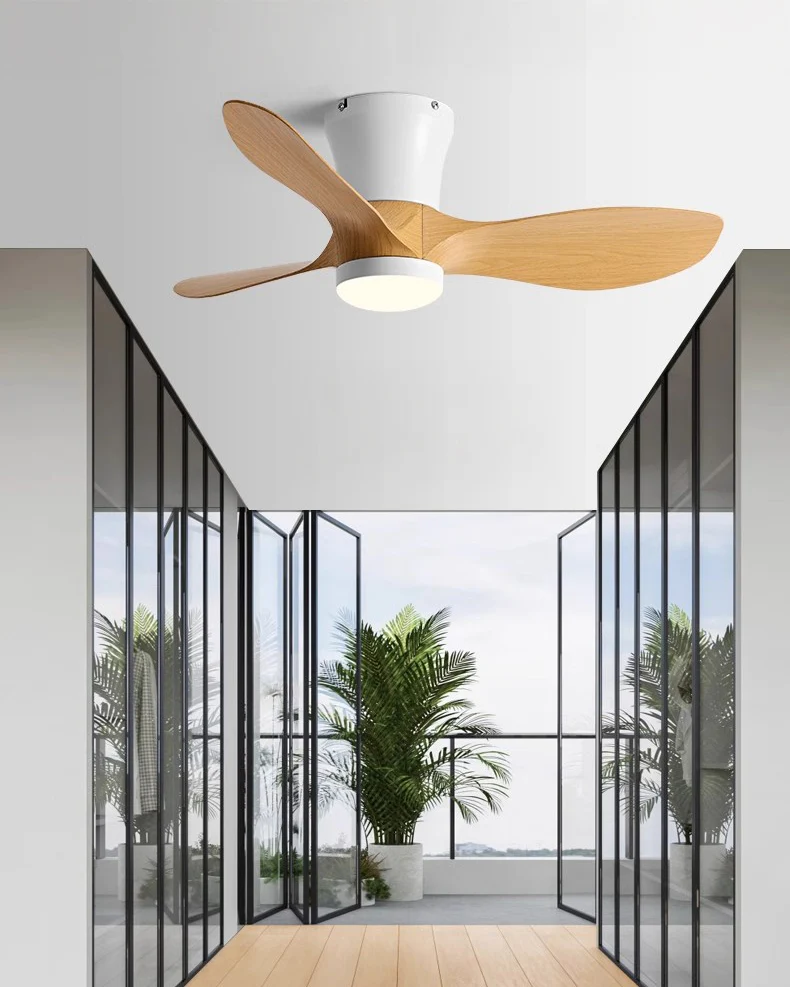 WOMO 3 Blade Small Ceiling Fan Lamp-WM5218 - Image 11