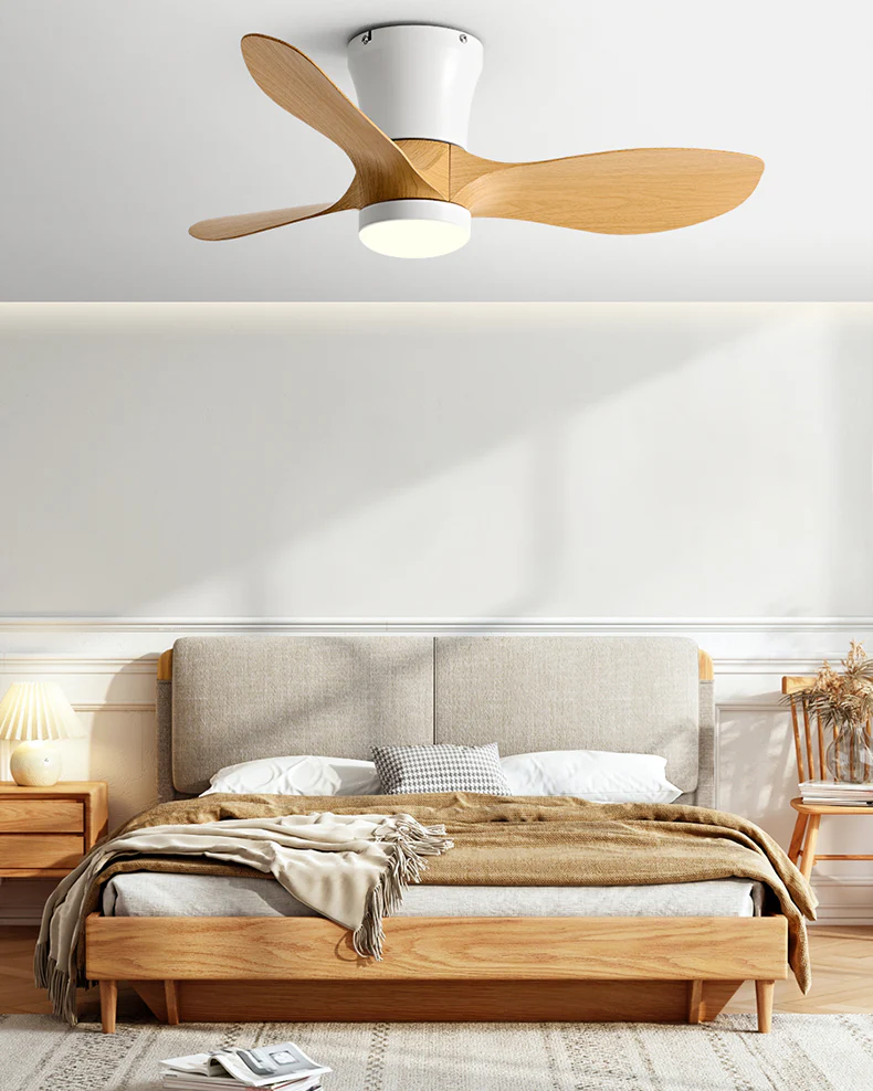 WOMO 3 Blade Small Ceiling Fan Lamp-WM5218 - Image 13
