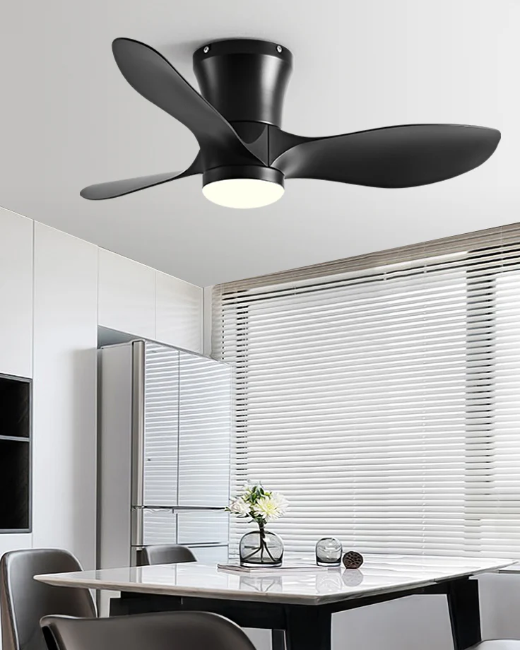 WOMO 3 Blade Small Ceiling Fan Lamp-WM5218 - Image 4