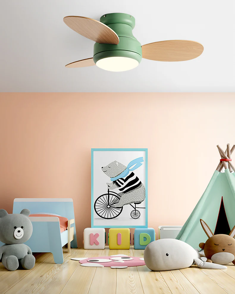 WOMO 38 Inch Children Low Profile Ceiling Fan Lamp-WM5220 - Image 8