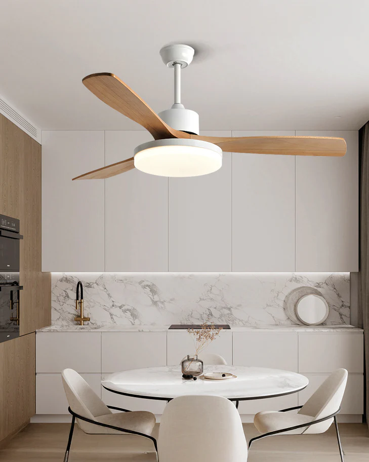 WOMO 42" Wood-look Ceiling Fan Lamp - WM5154 - Image 8