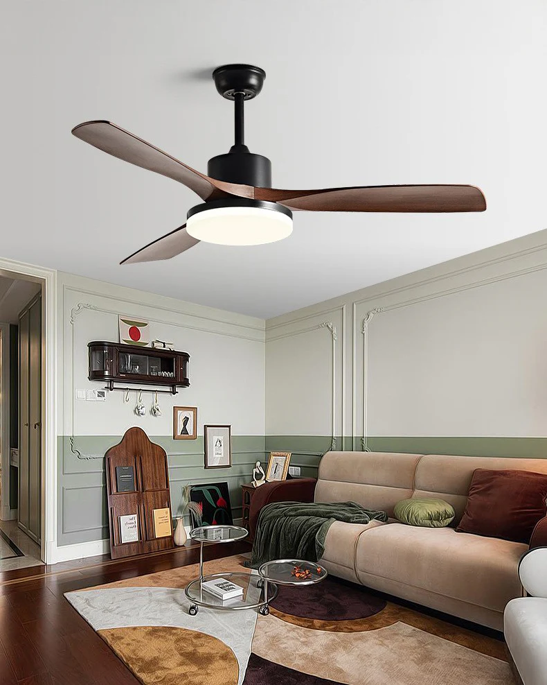 WOMO 42" Wood-look Ceiling Fan Lamp - WM5154 - Image 9