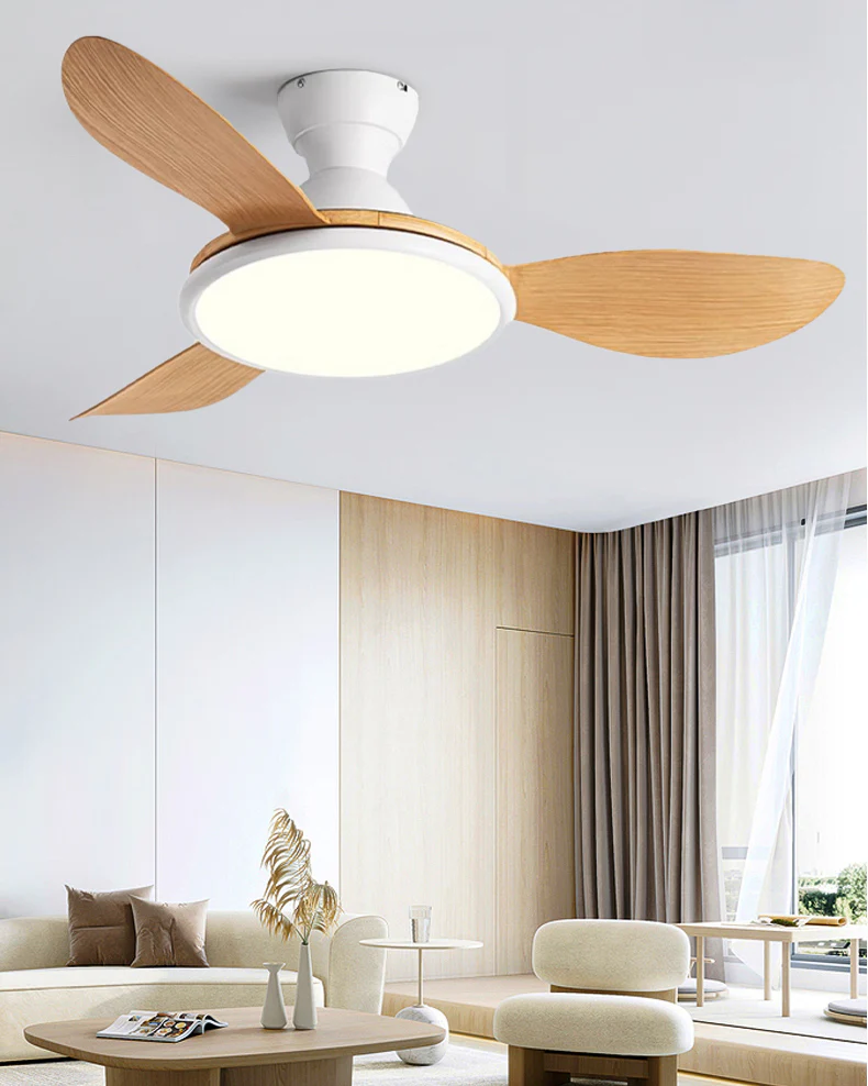 WOMO 42" Low Profile Ceiling Fan with Bright Light - WM5156 - Image 2