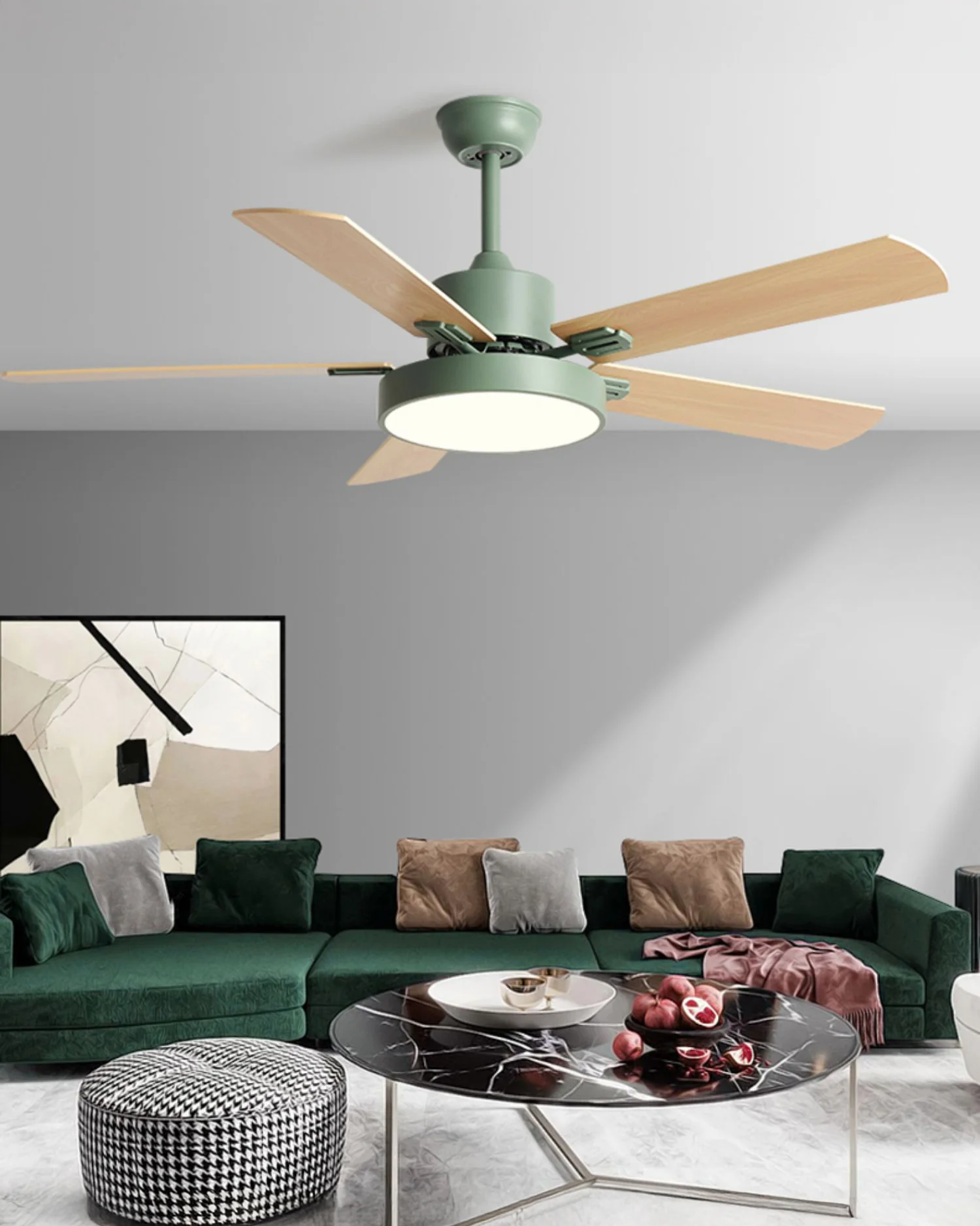 WOMO 5 Blade Ceiling Fan Lamp - WM5177 - Image 12