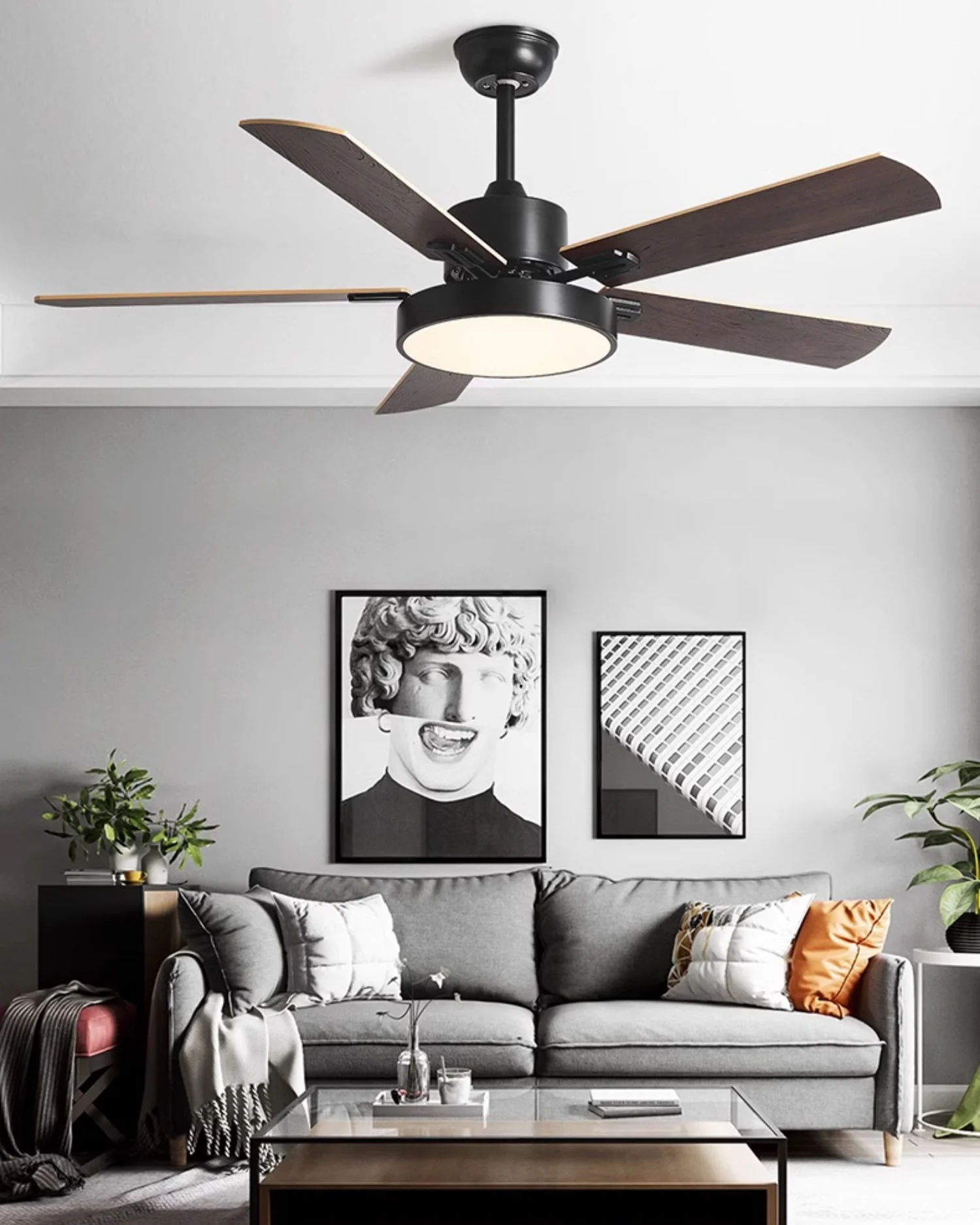 WOMO 5 Blade Ceiling Fan Lamp - WM5177 - Image 15