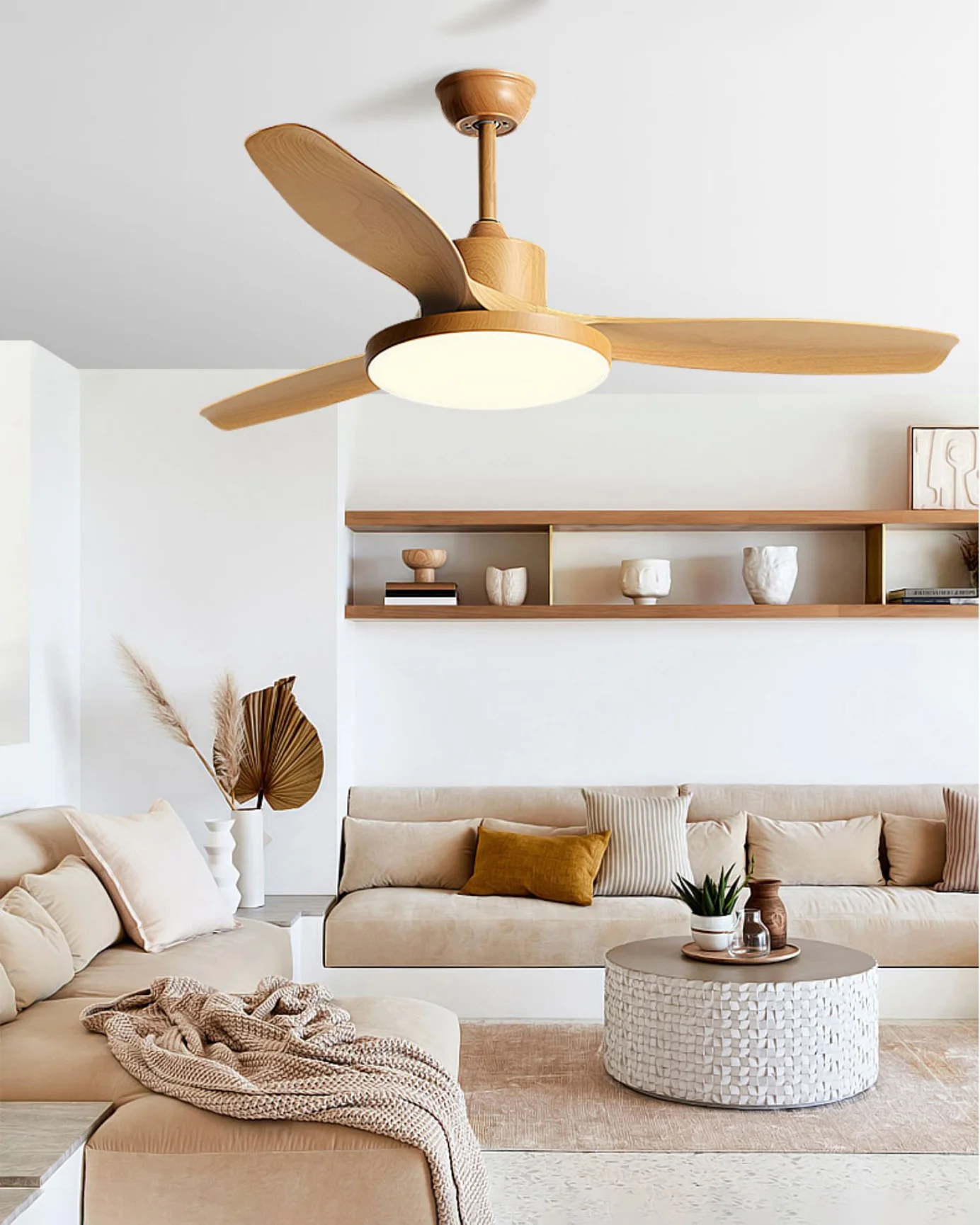WOMO 5 Blade Ceiling Fan Lamp - WM5245b - Image 13