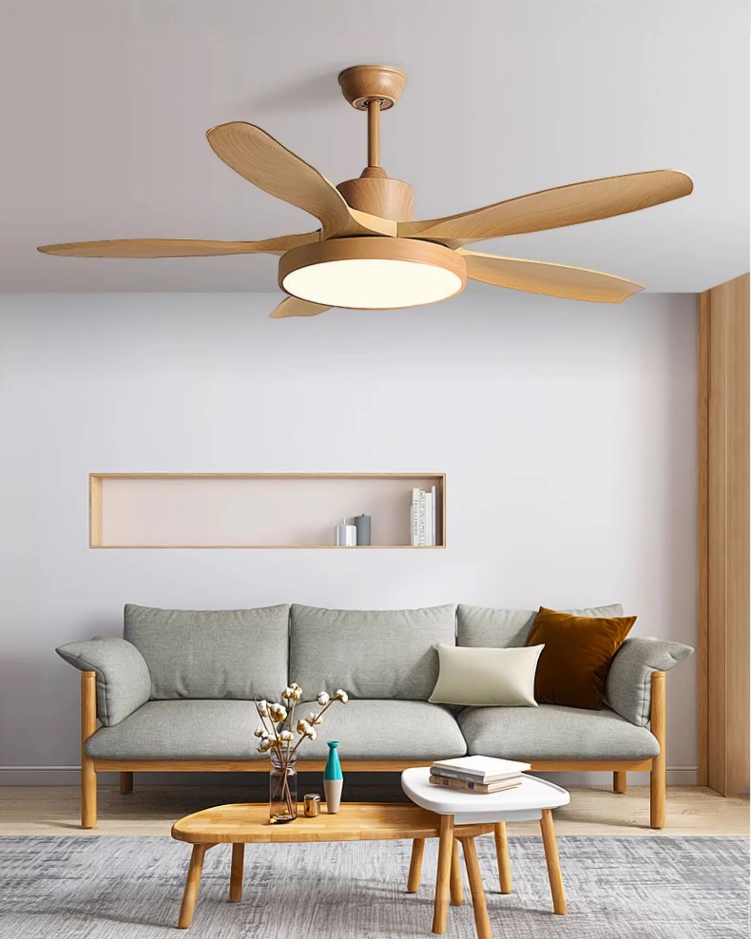 WOMO 5 Blade Ceiling Fan Lamp - WM5245b - Image 15
