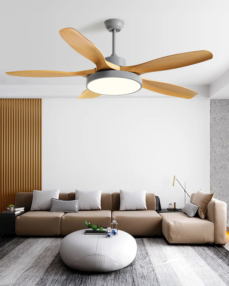 WOMO 5 Blade Ceiling Fan Lamp - WM5245b - Image 2